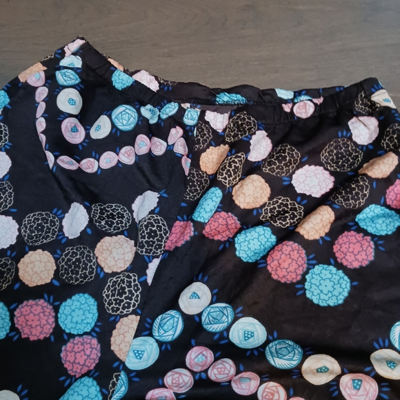 Vintage 1970's 2 piece lounge set pant with cape - Picture 10 of 12